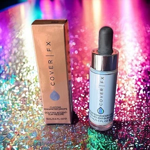 Cover FX CUSTOM ENHANCER DROPS Halo New In Box 15ml/0.5 fl oz Full Size MSRP$42 - Picture 1 of 10