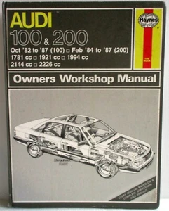 Haynes - Audi 100 & 200 1982 To 1987 1781cc 1921cc Owners Workshop Manual 305 - Picture 1 of 7