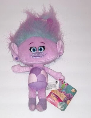 Trolls Satin Troll Hug 'N Plush Stuffed Doll Toy New NWT Fashion Twin - Image 1 of 2