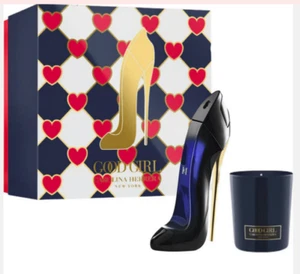 CAROLINA HERRERA GOOD GIRL 2 PIECE GIFT SET: 2.7 EDP + 2.5 Fl.OZ Scented Candle - Picture 1 of 6