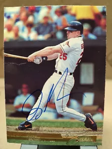 2003 Stadium Club #25 Jay Gibbons Baltimore Orioles AUTOGRAFO - Foto 1 di 3