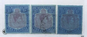 Bermuda KGVI the 3 different 2/ used - Picture 1 of 1