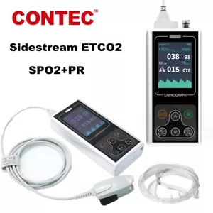 CONTEC CA10S Sidestream Capnograph Visual SPO2 ETCO2 PR RESP Module with Alarm - Picture 1 of 11