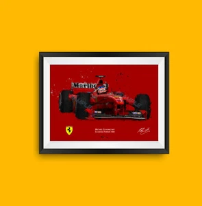 Impresión artística de Michael Schumacher Ferrari F399 F1 - Scuderia GP - Imagen 1 de 1