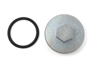 NUEVO ORIGINAL OEM YAMAHA MOTO TAPÓN DE DRENAJE DE ACEITE TAPA Y JUNTA TÓRICA - Imagen 1 de 4