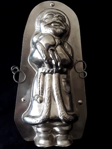 N° 460- ANCIENS MOULES A CHOCOLAT/PERE NOEL /  2 PARTIES  chocolate mold- - Imagen 1 de 5