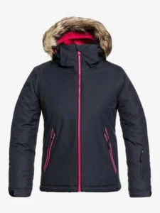 ROXY Girls' AMERICAN PIE Snow Jacket - KVJ0 - Size 10/M - NWT - Picture 1 of 3