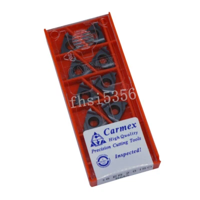 16ER 2.0ISO BMA High quality Threaded blade 10pcs Carmex Carbide Inserts - Image 1 of 4