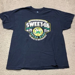 Notre Dame Basketball Shirt Adult Extra Large 2015 NCAA Sweet 16 March Madness - Picture 1 of 10
