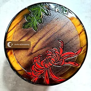 Chabitsu Chahitsu Tea Party Reiswanne Japan Kunststoffbehälter Chrysantheme Vintage - Bild 1 von 23