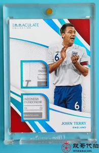 2021 Immaculate England John Terry care label Dual Patch 1/1 No parallel - Picture 1 of 2