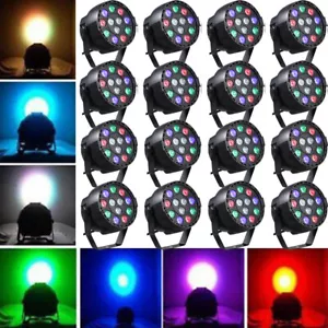 1-16X 30W PAR Dose Bühnenbeleuchtung RGBW 12LED DMX DJ Lichter Disco Party Show Z1A6 - Bild 1 von 7