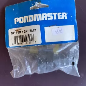 3x pondmaster Fitting 3/4 Fem X 3/4 Barb - Picture 1 of 3