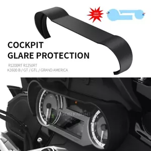 For BMW K1600B GA GT GTL R1200RT/1250RT Dashboard Sun Visor Cover instrument hat - Picture 1 of 9