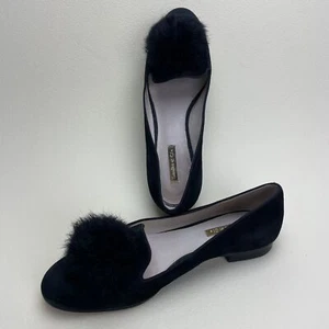 Scarpe slip on Louise et Cie Lo Andres in pelle scamosciata da donna 8M nere - Foto 1 di 8