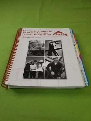 ARIZONA 5th Edition NASCLA Contractors Guide  Business, Law and Proj CD included - Image 1 of 4