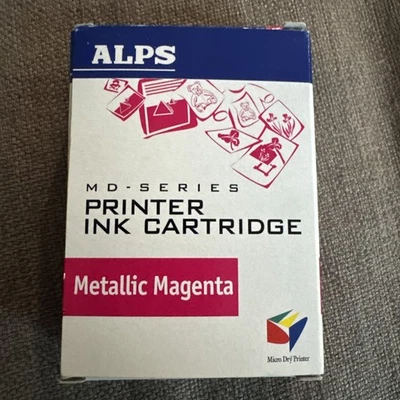 ALPS 106035-00 MD SERIES Metallic Magenta Ink Genuine New OeM Boxed free ship - Image 1 of 4
