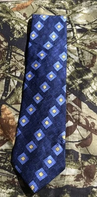 CORBATA HOMBRE HOY 3,75 X 58 DORADA Y AZUL Foto 1 de 4