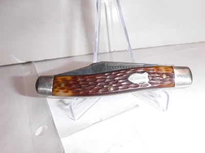 NAVAJA DE BOLSILLO SCHRADE NY EE. UU. 881 STOCKMAN Gran Presión Sin Hueco Foto 1 de 4