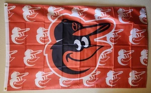 Baltimore Orioles Multi logo MLB Baseball Flag 3x5 Ft W/ Grommets  - Picture 1 of 3
