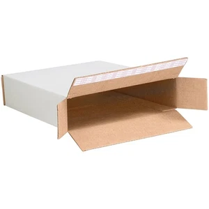 12.5" x 3" x 17.5" Self-Sealing Side Loading Boxes 32 ECT Brown 25/Bundle - Picture 1 of 4