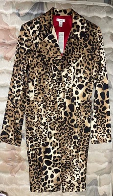 CACHE MUJER 0 00 XS VESTIDO GABARDINA ELEGANTE LEOPARDO NIÑAS TALLA 16 ANIMAL SATINADO Foto 1 de 2