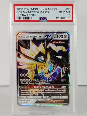 Dusk Mane Necrozma GX - POKEMON - Ultra Prism - #90 - Ultra Rare - 2018 - PSA 10 - Image 1 of 2