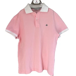 Moncler polo donna tg.S maglietta manica corta rosa - Foto 1 di 11