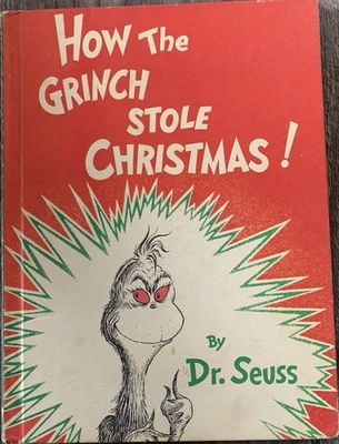 RARE! 1st Ed. How The Grinch Stole Christmas! By Dr. Seuss Holiday 1957 GOOD!!!! - Image 1 of 4