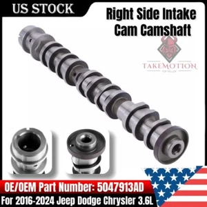 For Dodge Durango Right Side Intake Camshaft 3.6L 2016-2023 5047913AD 05047913AA - Foto 1 di 12