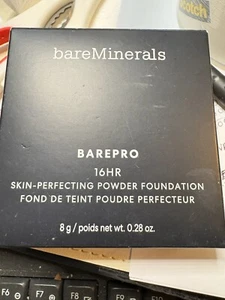 Base en polvo perfeccionadora de la piel bareMinerals Barepro 16 horas justa 10 CÁLIDA NUEVA EN CAJA - Imagen 1 de 2