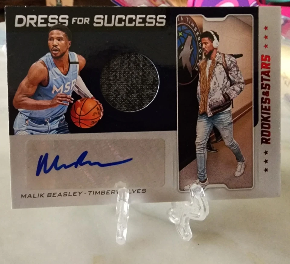 2019-20 Chronicles Rookies And Stars Malik Beasley Dress For Success - Image 1 of 2