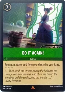 94/204 DO IT AGAIN! DAS ERSTE KAPITEL SELTENE DISNEY LORCANA KARTE - Bild 1 von 1