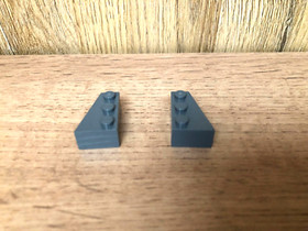 Lego Wedge 6565 and 6564 Dark Bluish Gray Dark Gray from 4504 Millennium Falcon