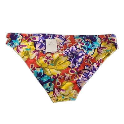 NWT Out From Under Urban Outfitters Floral Bikini Bottoms Strappy Cutouts Size L - Image 1 of 4