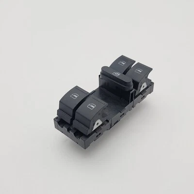 Interruptor de ventana eléctrica principal delantero izquierdo Volkswagen CC 2009-2012 OEM 1K4959857B Foto 1 de 4