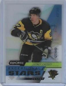 2020-21 Synergy Exceptional Stars Gold #ES-32 Sidney Crosby 127/449 - Picture 1 of 2