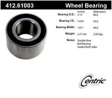 Wheel Bearing-Premium Axle Shaft, Hub and Rear Centric 412.61003