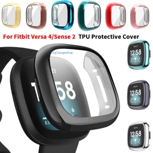 All-Around Full Screen Protector Soft TPU Case Cover for Fitbit Versa 4 /Sense 2 - Picture 1 of 13