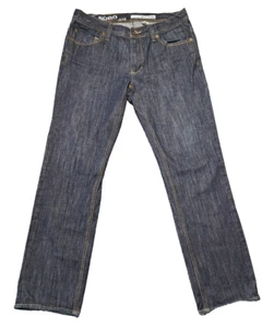 DKNY Soho Jeans Mens Sz 32x32 Straight Leg Denim Blue Distressed Dark 32 - Picture 1 of 11