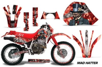 DirtBike Graphic Stickers +#PLT/RIM Decals For Honda XR600R 1991-2000 MHATTER RS — 第 1/2 张图片