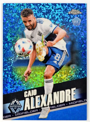 CAIO ALEXANDRE - 2022 Topps Chrome MLS Blue Mini Diamond SN,RC #112 #/199 - Image 1 of 2
