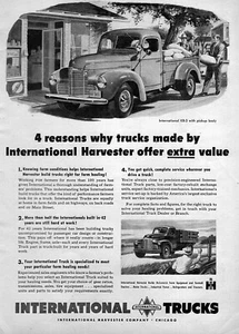 1949 International KB-3 Pickup Truck Original Print Ad - Picture 1 of 1