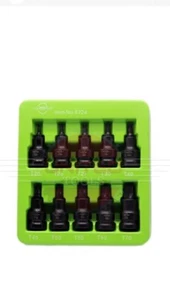 IMPACT TORX BIT Sockets Set 1/2" Drive Impact TX Pro Star Sockets T20 To T70 - Picture 1 of 4