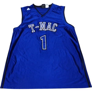 Adidas 2XL Men's Vtg T-Mac Basketball Jersey Tracy McGrady Blue Y2K - Picture 1 of 8
