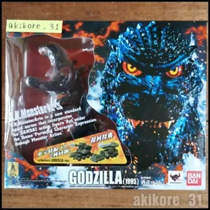 S.H.MonsterArts Burning Godzilla 1995 FIRST RELEASE Bandai Tamashii Nations - Picture 1 of 3
