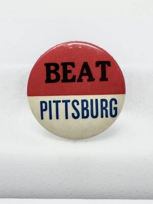 Rare 1940s Duquesne University Basketball Pin - City Game Vs. U. Of Pittsburgh  - Image 1 of 4