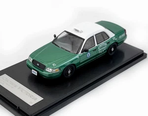 EY Rollin 1:64 verde CV CROWN VICTORIA LA modellino taxi pressofuso display auto - Foto 1 di 7
