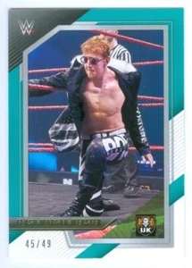 FLASH MORGAN WEBSTER "TARJETA BASE VERDE AZULADO /49" PANINI WWE NXT 2.0 2022 - Imagen 1 de 1