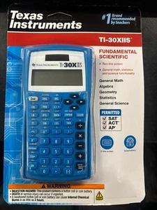 Texas Instruments 30XIIS Scientific Calculator - Lightning Blue - Picture 1 of 2